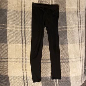Black fleece lined leggings